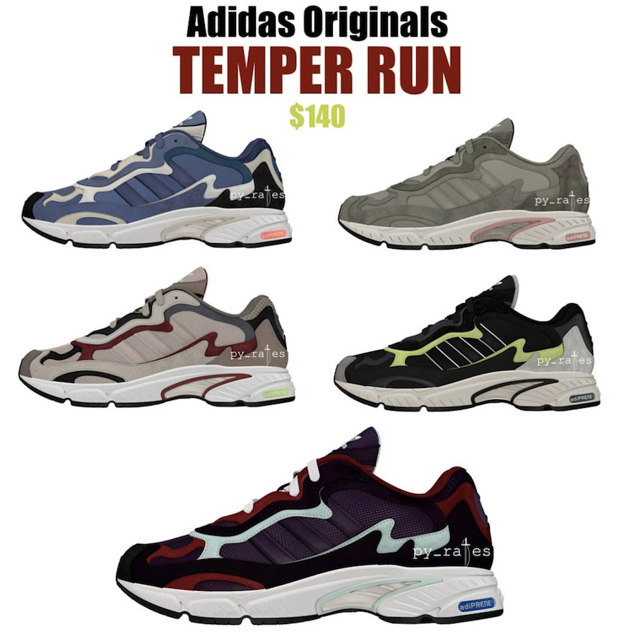 adidas Temper Run Colorways Release Date - Sneaker Bar Detroit
