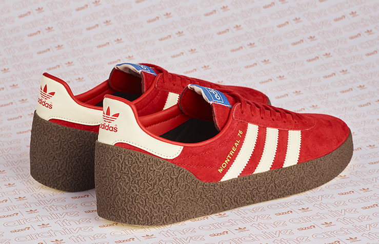 size? adidas Montreal 76 Red