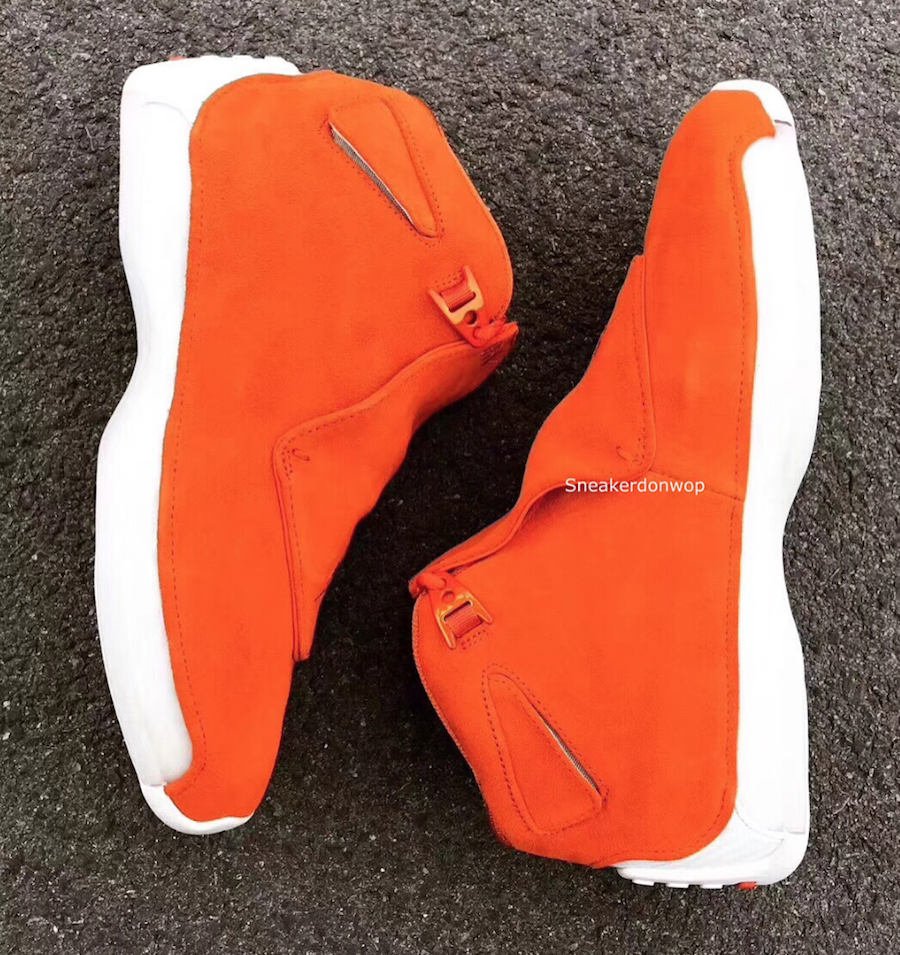 Air Jordan 18 Orange White Release Date