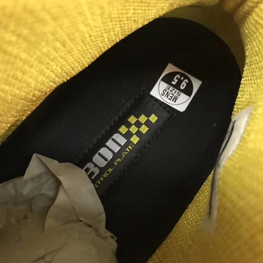 Air Jordan 18 Yellow Suede Insole