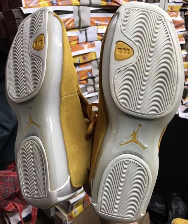 Air Jordan 18 Yellow Suede White Release Date