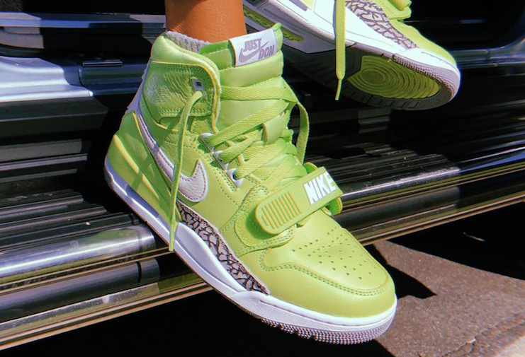 Air Jordan Legacy 312 Ghost Green On-Foot