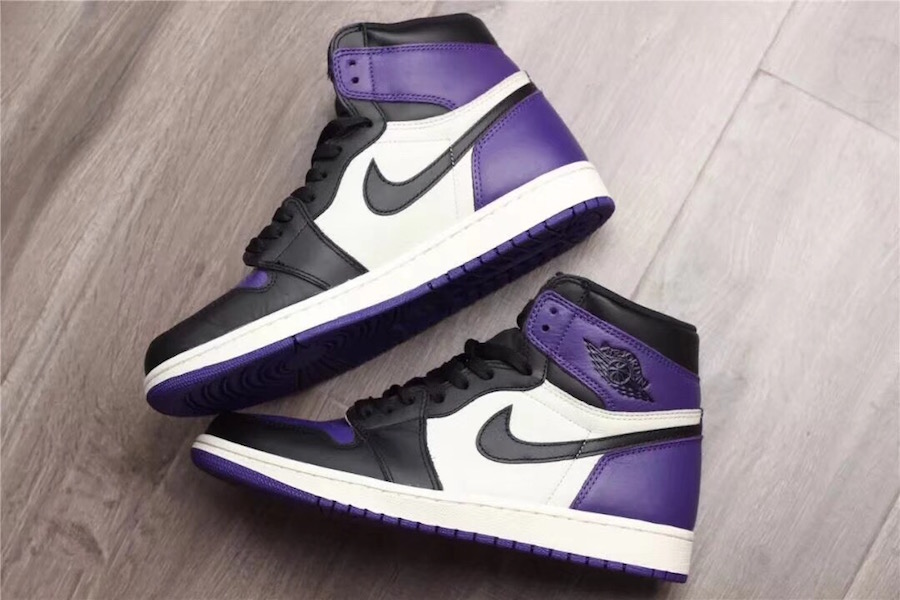 Air purple black and white jordan 1 Jordan 1 Court Purple 555088-501 Release Date - Sneaker Bar