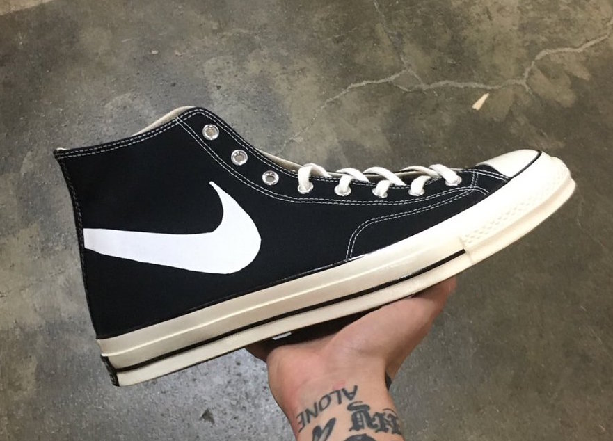 converse with nike swoosh