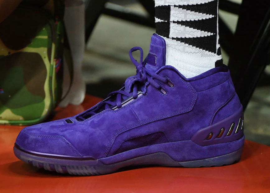 LeBron James Nike Air Zoom Generation Purple Suede 4