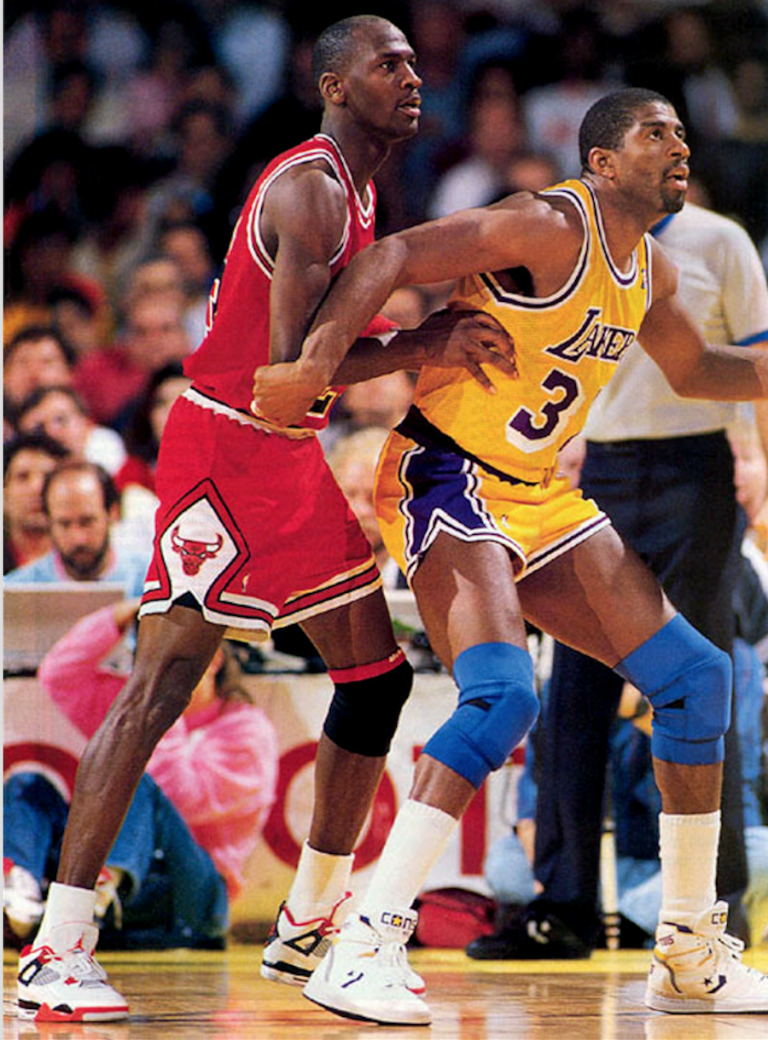 jordan wearing fire red 5