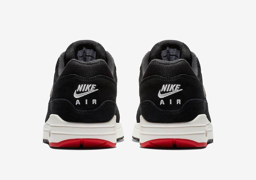 Nike Air Max 1 Mini Swoosh Bred 875844-007 Release Date