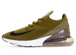 Nike Air Max 270 Flyknit Olive Flak AO1023-300