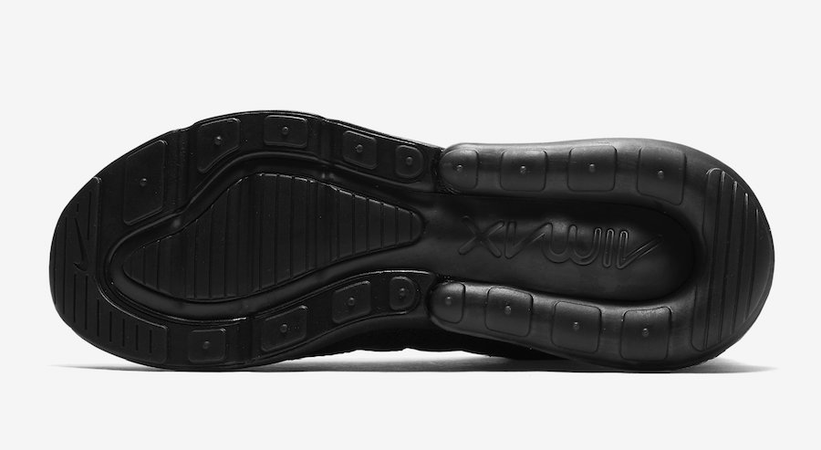 Nike Air Max 270 Flyknit Triple Black AO1023-005 Release Date