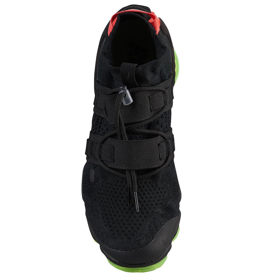 Nike Air VaporMax Utility Yeezy Black Volt Bright Crimson AH6834-007 Release Date