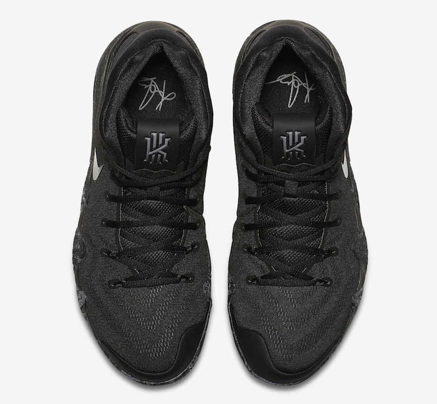 Nike Kyrie 4 Triple Black 943807-008 Release Date