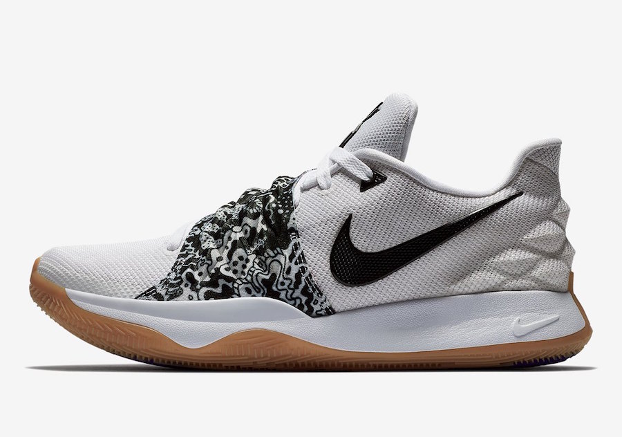 Nike Kyrie 4 Low White Black Gum AO8979-100 Release Date - Sneaker Bar ...