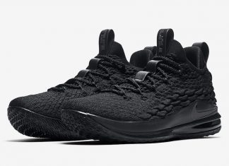 Nike LeBron 15 Low Triple Black AO1755-004 Release Date