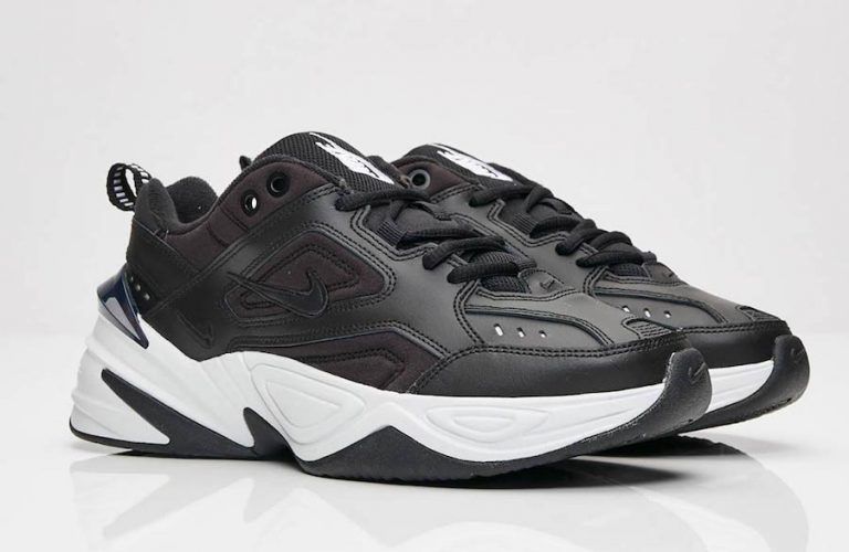 nike tekno white black