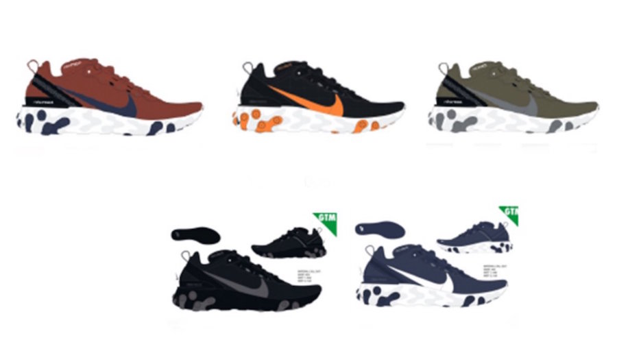 Nike React Element 55 Release Date Colorways