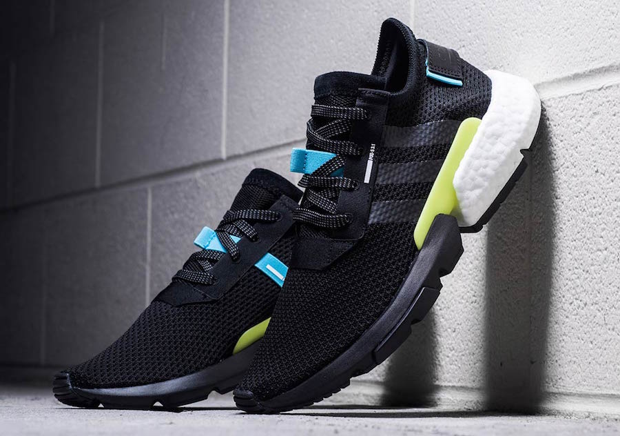 adidas POD S3-1 Black White Volt AQ1059 Release Date