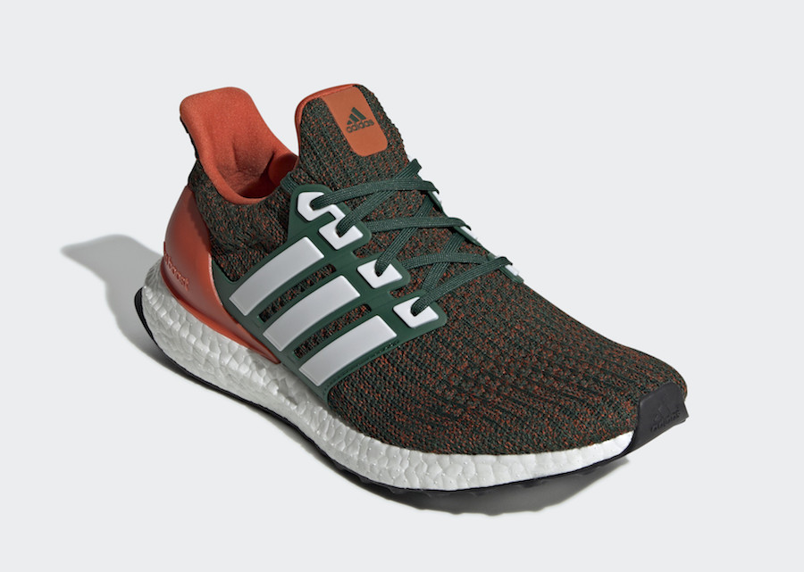 adidas Ultra Boost 4.0 Miami Hurricanes EE3702 Release Date