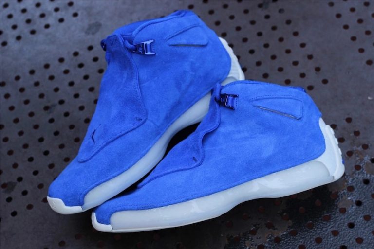 Air Jordan 18 Blue Suede Release Date - Sneaker Bar Detroit