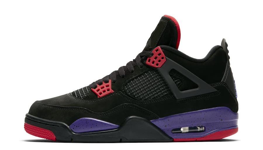 Air Jordan 4 Raptors Black Court Purple AQ3816-065 Release Date