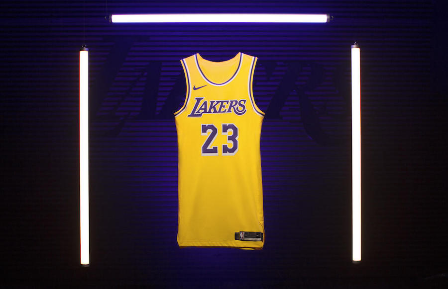 LeBron James Los Angeles Lakers Icon Swingman Jersey