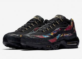 Nike Air Max 95 Black Gold Cobalt Blaze AT6142-001