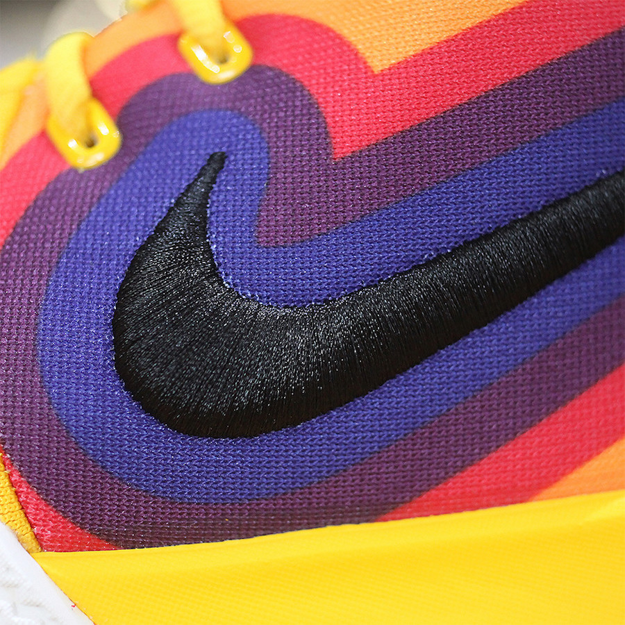 Nike Kyrie 4 Starburst Yellow Orange Purple Red