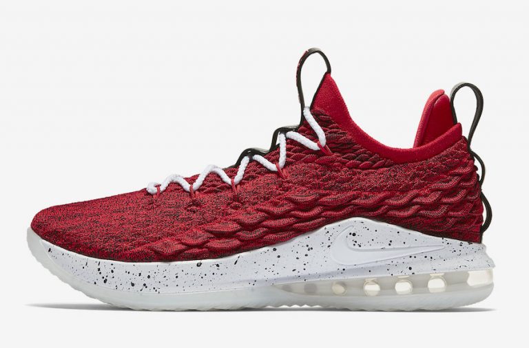 lebron 15 low red