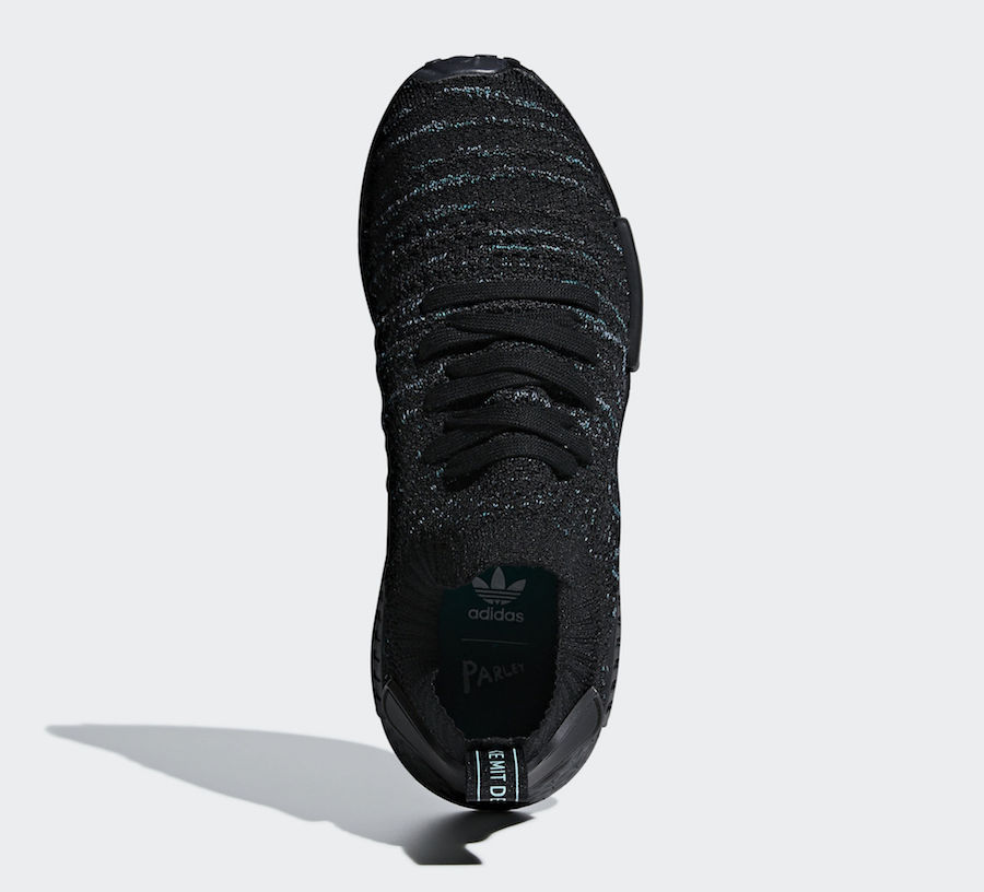 Parley adidas NMD R1 STLT Core Black AQ0943 Release Date