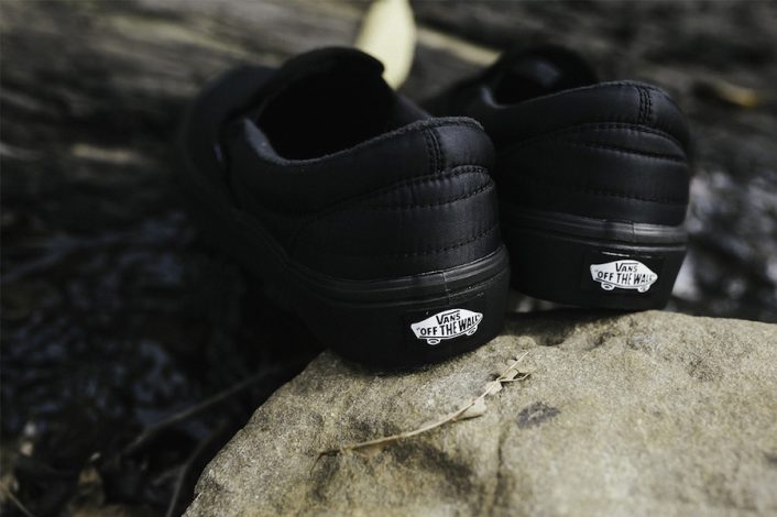 vans quilted leather slip ons