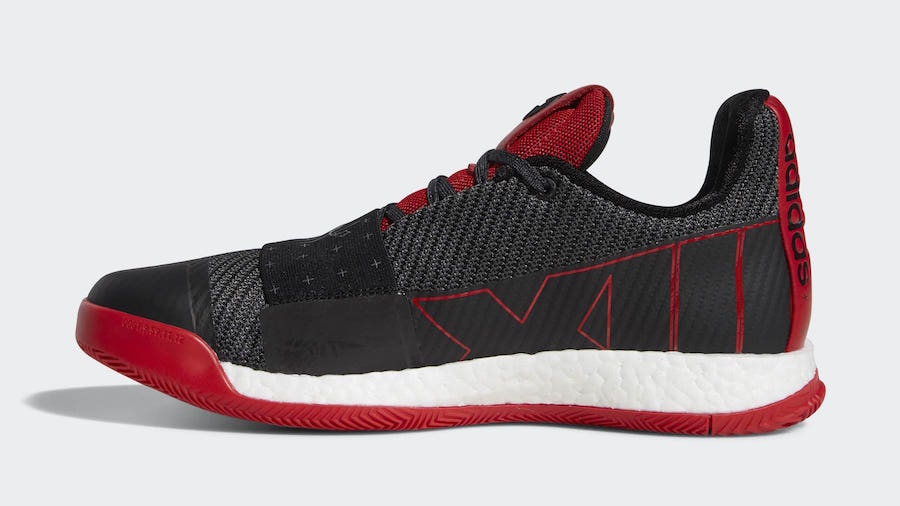 adidas Harden Vol. 3 Black Red Release Date