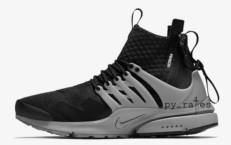 air presto mesh black grey