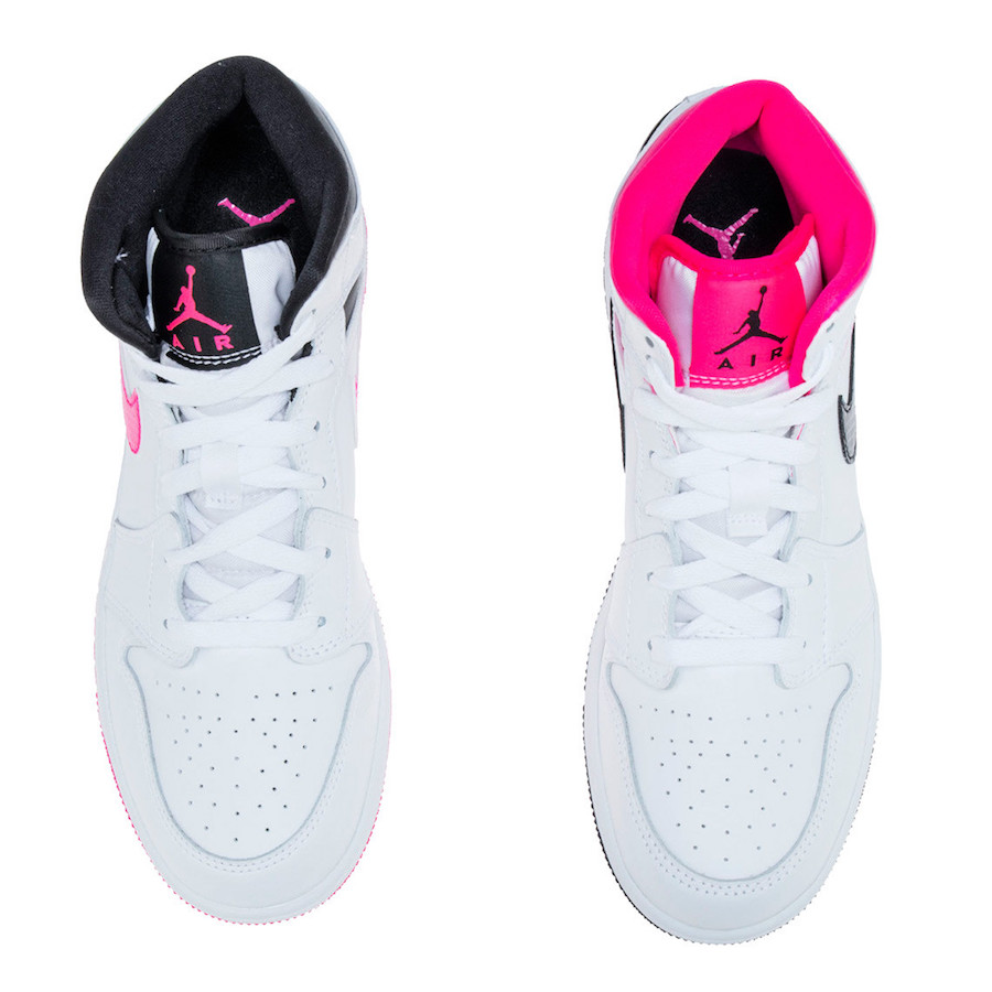 Air Jordan 1 Mid Hyper Pink 555112-106 - Sneaker Bar Detroit
