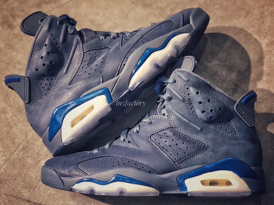 diffused blue jordan 6 shirt