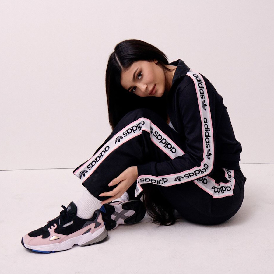 Kylie Jenner adidas Falcon Black Pink B28126 Release Date