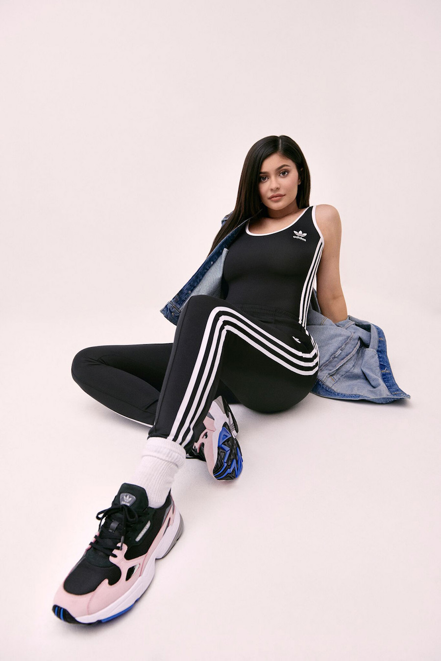 Kylie Jenner adidas Falcon Black Pink B28126 Release Date