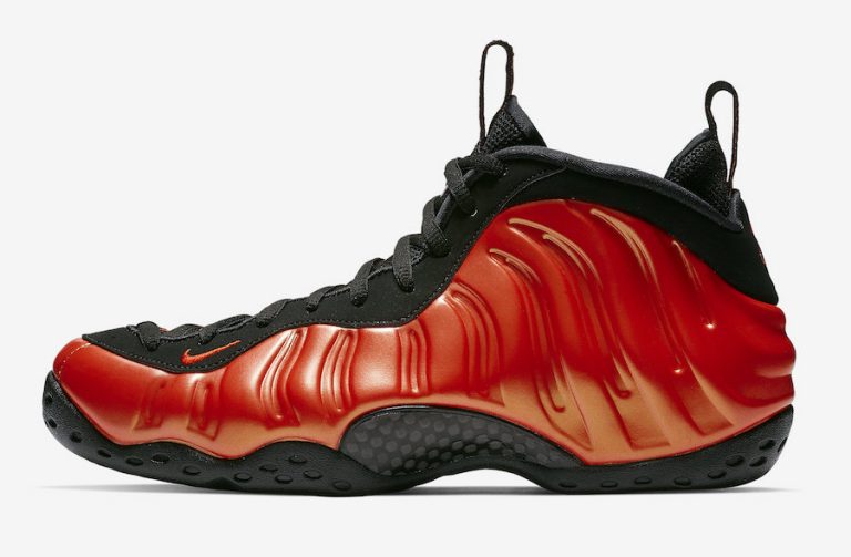 foamposite silver black habanero