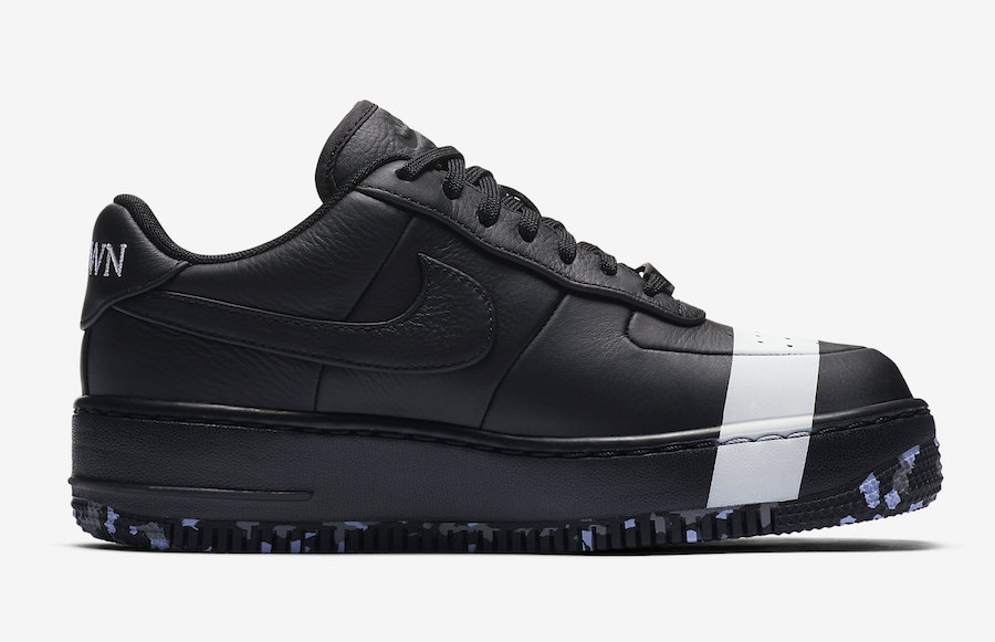 Nike Air Force 1 Low Upstep Black White 898421-001 Release Date