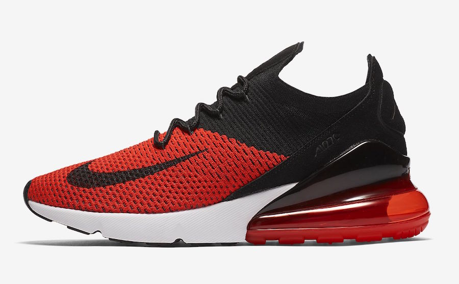 air max 270 flyknit red