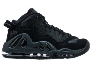 Nike Air Max Uptempo 97 Triple Black Anthracite 399207-005 Release Date