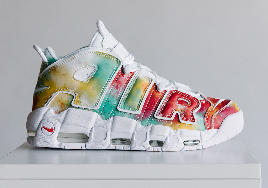 nike uptempo rainbow