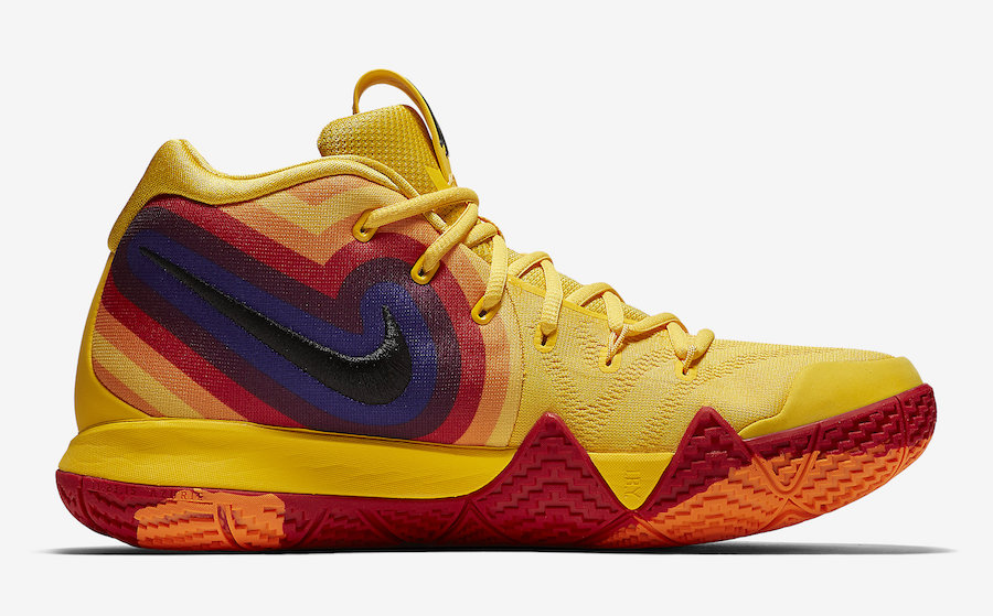Nike Kyrie 4 Yellow Multicolor 943807-700 Release Date