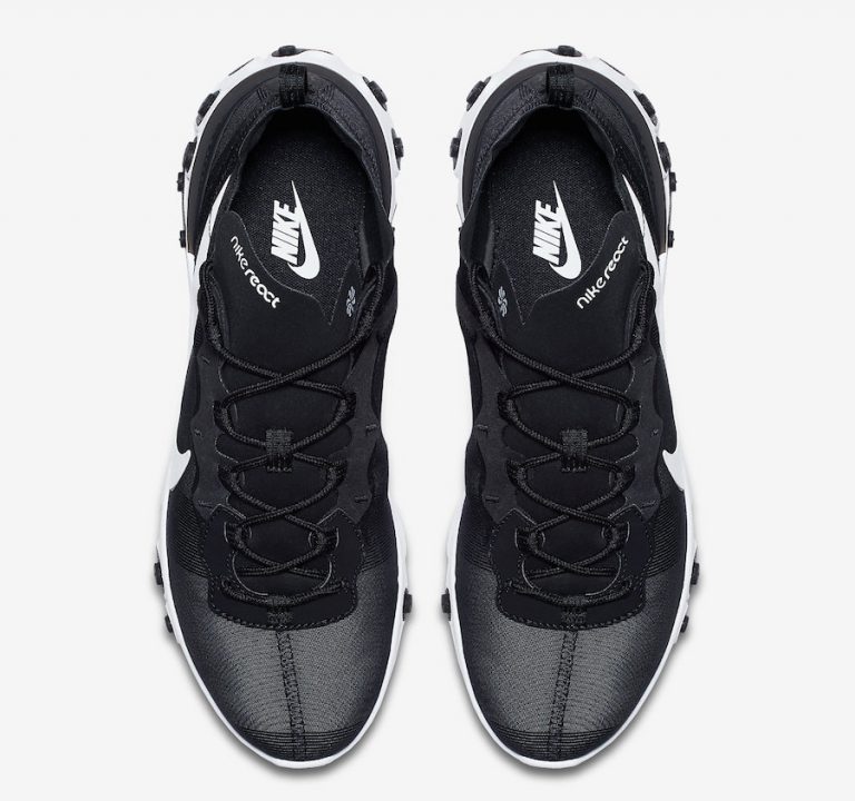 Nike React Element 55 Black White BQ6166-003 Release Date - SBD