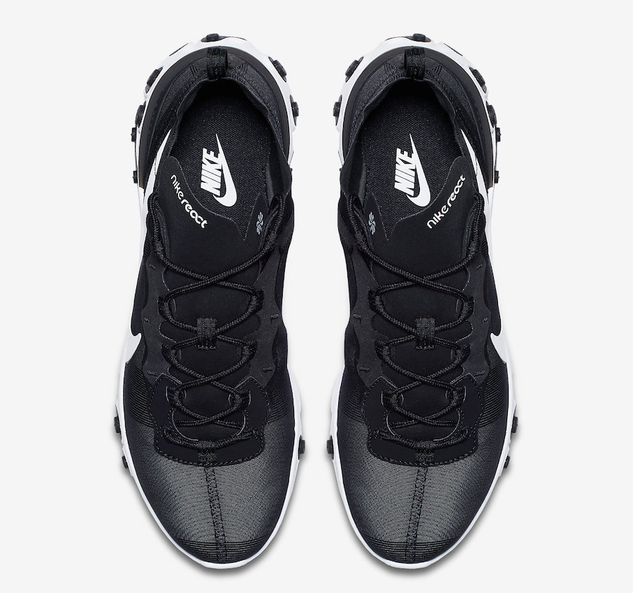 Nike React Element 55 Black White BQ6166-003 Release Date