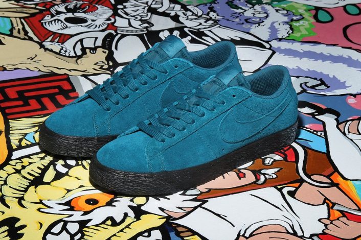 nike sb zoom blazer low geode teal