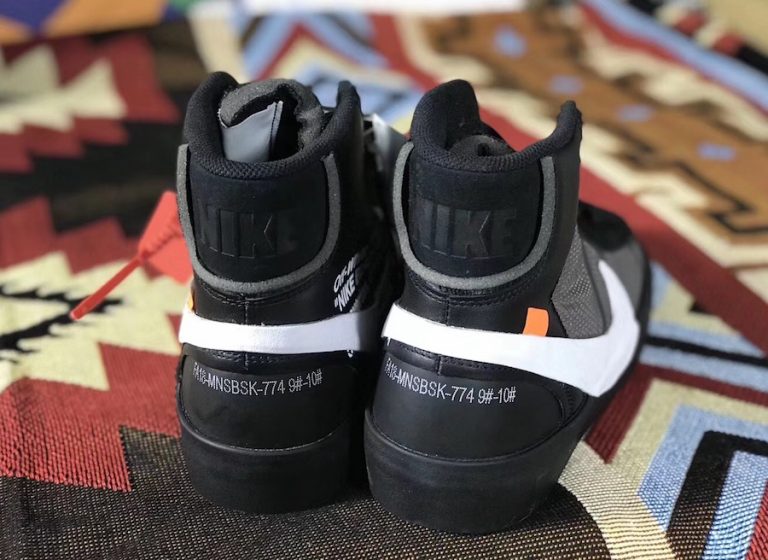 off white nike blazers black