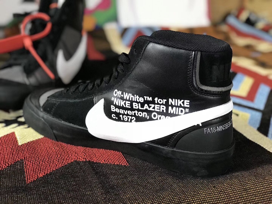 Off-White Nike Blazer Black AA3832-001 Release Date