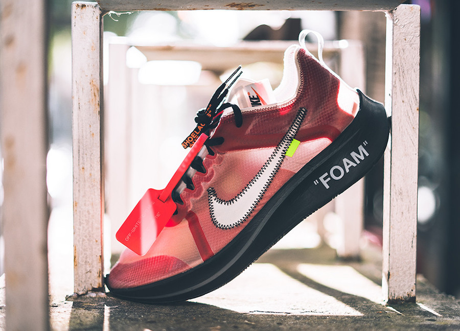 Off-White Nike Zoom Fly Red Sample