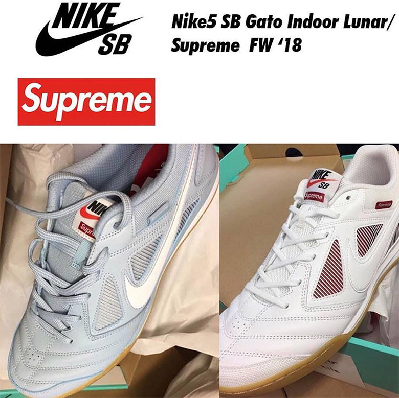 Supreme Nike5 SB Lunar Gato Indoor Release Date 1
