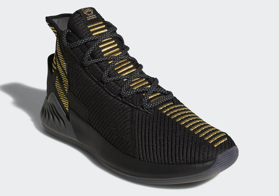 adidas D Rose 9 Black Gold BB7657 Release Date - Sneaker Bar Detroit