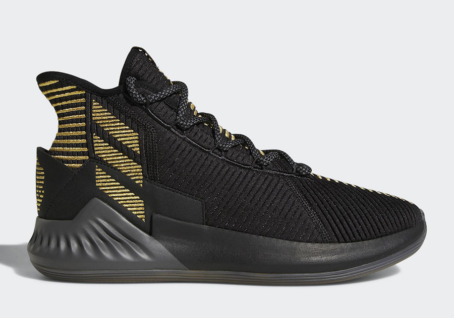 adidas D Rose 9 Black Gold BB7657 Release Date